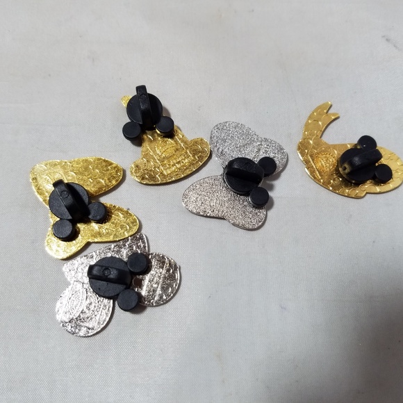 Disney Official Trading Pins Minnie Mickey Hat Bow - Picture 4 of 5